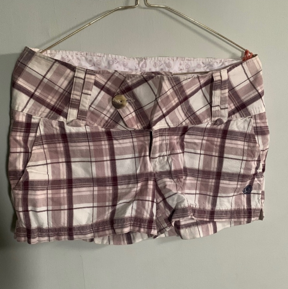 Plaid shorts